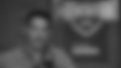 Houston Texans general manager Nick Caserio speaks during a press conference at the NFL football scouting combine in Indianapolis, Tuesday, March 1, 2022.