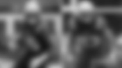 Pictured are Patriots WR Jakobi Meyers (16) and safety Kyle Dugger (23).