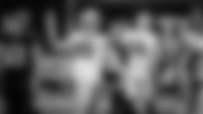 Las Vegas Raiders defensive end Maxx Crosby (98) during the regular season away game against the Atlanta Falcons at Mercedes-Benz Stadium, Sunday, November 29, 2020, in Atlanta, Ga.