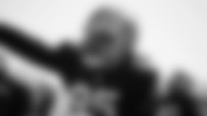 Las Vegas Raiders defensive lineman Kendal Vickers (95) during practice at Intermountain Healthcare Performance Center, Friday, October 1, 2021, in Henderson, Nev.