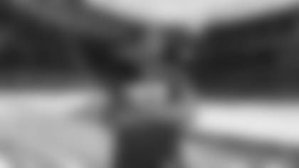 Tight end Jared Cook at the Tottenham Hotspur’s brand new stadium. Jared is serving as a Raiders ambassador on the NFL's UK tour.