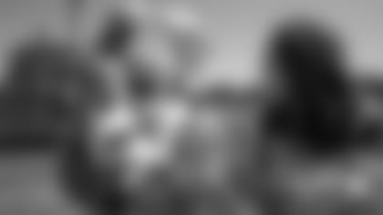 Cheerleaders and Rampage take part as The Los Angeles Rams host a PLAY 60 Field Day for members of the Air Force and their families at Fort Macarthur Air Force Base in San Pedro, CA on Saturday June 2nd, 2018. (Rams/Hiro Ueno)