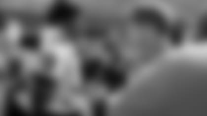 Kansas City Chiefs quarterback Patrick Mahomes, right, and Baltimore Ravens quarterback Lamar Jackson (8) greet each other after their NFL football game Sunday, Sept. 22, 2019, in Kansas City, Mo. The Chiefs won 33-28.