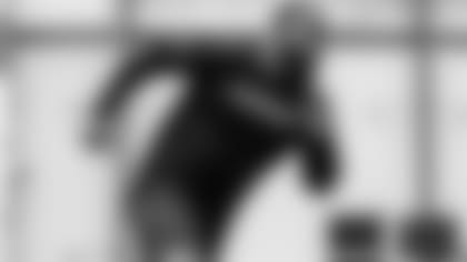 Mark Ingram II works out at the Under Armour Practice Facility.