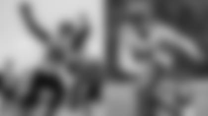 (From left to right) S Chuck Clark & S Kyle Hamilton