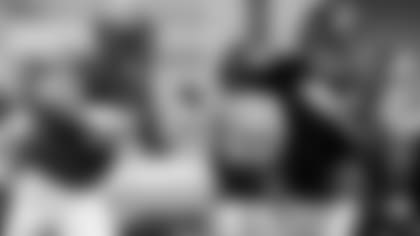 Left: DT Brandon Williams; Right: QB Trace McSorley