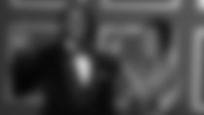 Matthew A. Cherry, left, and Karen Rupert Toliver, winners of the award for best animated short film for "Hair Love", pose in the press room at the Oscars on Sunday, Feb. 9, 2020.