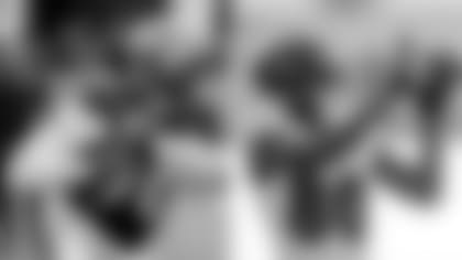 Left: OLB Pernell McPhee; Right: WR Miles Boykin