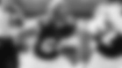 Cleveland Browns center JC Tretter plays against the Houston Texans during the second half of an NFL football game Sept. 19, 2021, in Cleveland. Tretter has been re-elected for a second term as president of the NFL Players Association. The union announced Tretter's unanimous re-election on Friday, March 11, 2022.