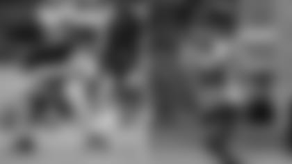 (From left to right) C Tyler Linderbaum & S Kyle Hamilton