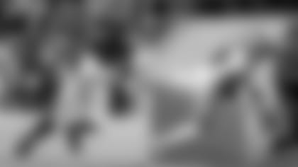 Left: LB Pernell McPhee (Baltimore Ravens Photos/Shawn Hubbard); Right: CB Daryl Worley (AP Photo/Stephen Brashear)