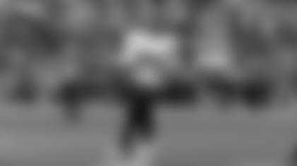 Atlanta Falcons tight end Hayden Hurst (81) runs the ball during an NFL football game against the Carolina Panthers on Sunday, December 12, 2021 in Charlotte, North Carolina.