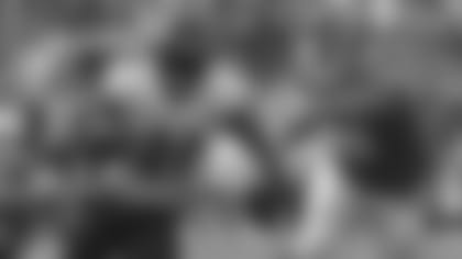 RB Mark Ingram II runs in for a touchdown against the Kansas City Chiefs.