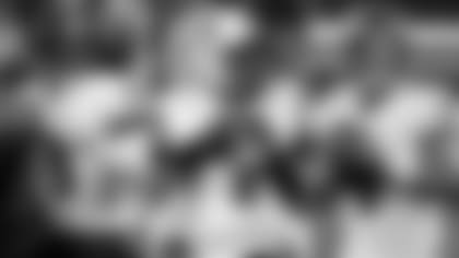 Left: Robert Griffin III; Center: Tyler Huntley; Right: Trace McSorley