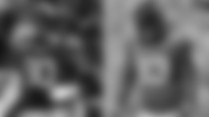 Michael Brockers and Calais Campbell in action during an NFL game.