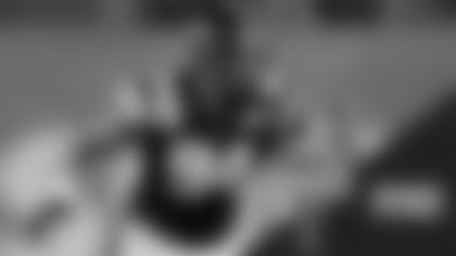 Iowa defensive end A.J. Epenesa works against Southern California offensive tackle.