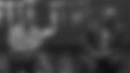 Left: Ravens owner Steve Bisciotti; Right: EVP Ozzie Newsome