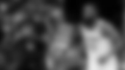 Left: QB Lamar Jackson; Right: NBA's James Harden