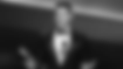 Justin Tucker of the Baltimore Ravens receives the Best Moment of the Year Award during the NFL Honors show Thursday, Feb. 10, 2022, in Inglewood, Calif.