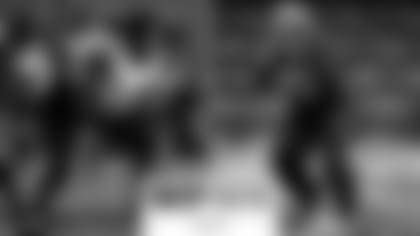 Left: G Tyre Phillips; Right: Bengals DT Geno Atkins