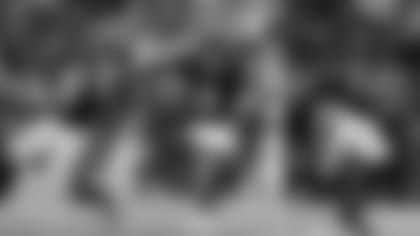 Left: TE Mark Andrews; Center: K Justin Tucker; Right: WR Devin Duvernay