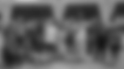 Ozzie Newsome Scholars visit Ravens minicamp.