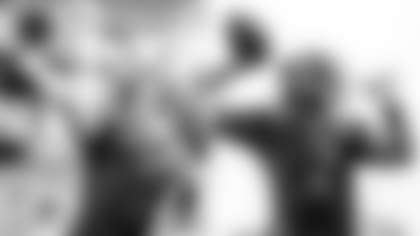 Left: QB Trace McSorley; Right: QB Tyler Huntley