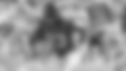 Calais Campbell rushes the New Orleans Saints quarterback.