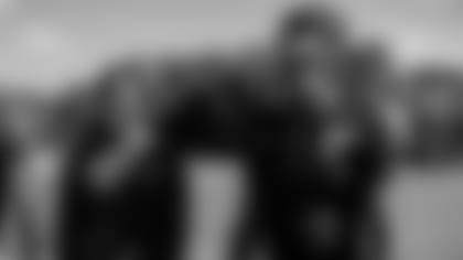 Left: WR Marquise Brown; Right: QB Lamar Jackson