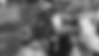 DT Michael Pierce against the Cincinnati Bengals at M&T Bank Stadium in Baltimore, MD