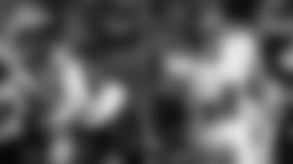 Left: LB Josh Bynes; Right: RB Nate McCrary