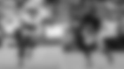 Left: WR Antonio Brown (Mikey Owens/NFL); Right: QB Lamar Jackson (Shawn Hubbard/Baltimore Ravens Photos)