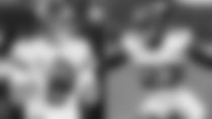 Left: QB Daniel Jones; Right: DB Logan Ryan