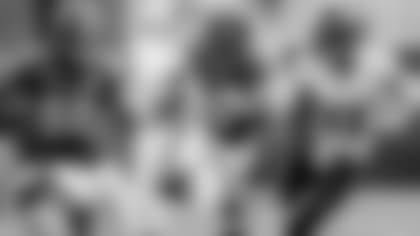 Left: WR Miles Boykin; Center: WR Marquise 'Hollywood' Brown; Right: WR Devin Duvernay