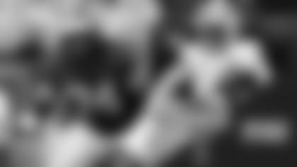 left: Michigan offensive lineman Ben Bredeson plays against Maryland in the first half of an NCAA college football game in Ann Arbor, Mich., Saturday, Oct. 6, 2018. (AP Photo/Paul Sancya)
right: SMU wide receiver James Proche (3) heads downfield in the first half of an NCAA college football game against Connecticut Saturday, Nov. 10, 2018, in East Hartford, Conn.(AP Photo/Stephen Dunn)