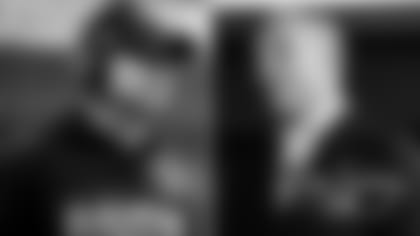 Left: HC John Harbaugh; Right: GM Eric DeCosta