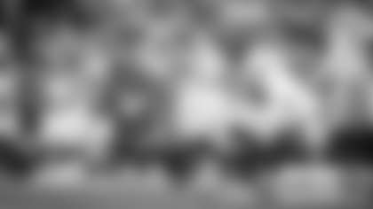 Defensive end Chase Young makes a tackle during the Washington Football Team's game against the Denver Broncos. (Emilee Fails/Washington Football Team)