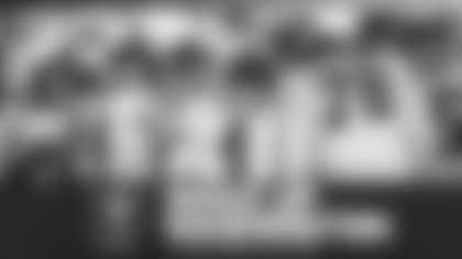 The Washington Football Team's offense huddles together before running a play during its game against the Dallas Cowboys. (Emilee Fails/Washington Football Team)