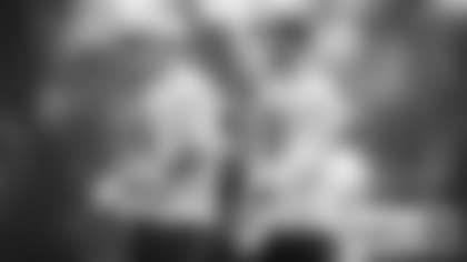 Taylor Heinicke and Kyle Allen have a quick break between sessions during practice on Sept. 14, 2021. (Karlee Sell/Washington Football Team)