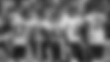 The Washington Football Team huddles against the Detroit Lions on Nov. 15, 2020. (Zack Silver/NFL)