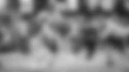 Taylor Heinicke prepares to make a throw during the Washington Football Team's game against the Atlanta Falcons. (Emilee Fails/Washington Football Team)