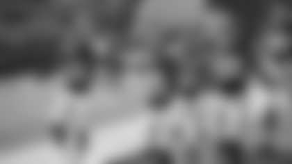 Washington Football Team cornerback Fabian Moreau (25) celebrates with defensive end Chase Young (99), safety Kamren Curl (31), and defensive end Chase Young (99) during an NFL football game against the Philadelphia Eagles, Sunday, Sep. 13, 2020 in Landover, Md. (Alika Jenner/NFL)