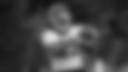 Kelvin Harmon makes a catch in warmups during Washington's minicamp. (Emilee Fails/Washington Football Team)