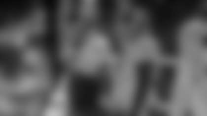 Offensive linemen Brandon Scherff (left) and Geron Christian Sr. at Washington Football Team practice on Oct. 14, 2020.