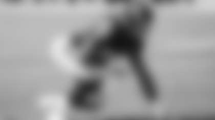 Defensive end Chase Young lines up during the Washington Football Team's game against the Philadelphia Eagles on Sept. 13, 2020. (Alexander Jonesi/NFL)