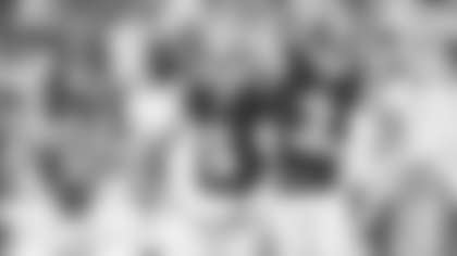 Kicker Dustin Hopkins (right) celebrates after making the game-winning field goal against the Detroit Lions on Nov. 24, 2019. (File photo)