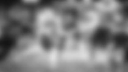 DeAndre Carter evades a defender on his way to a 101-yard touchdown against the Atlanta Falcons. (Emilee Fails/Washington Football Team)