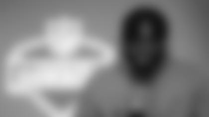 Alabama linebacker Will Anderson speaks during a press conference at the NFL football scouting combine in Indianapolis, Wednesday, March 1, 2023. (AP Photo/Michael Conroy)