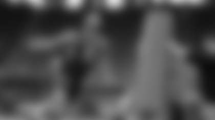 Mississippi State defensive lineman Montez Sweat runs a drill at the NFL football scouting combine in Indianapolis, Sunday, March 3, 2019. (AP Photo/Michael Conroy)