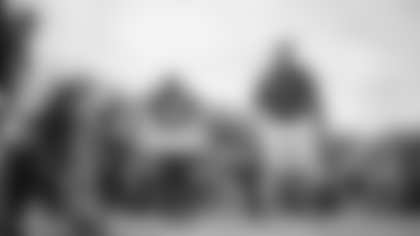 Washington Football Team head coach Ron Rivera addresses his team after practice on Aug. 18, 2021. (Emilee Fails/Washington Football Team)